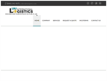 Tablet Screenshot of lmjlogistics.com